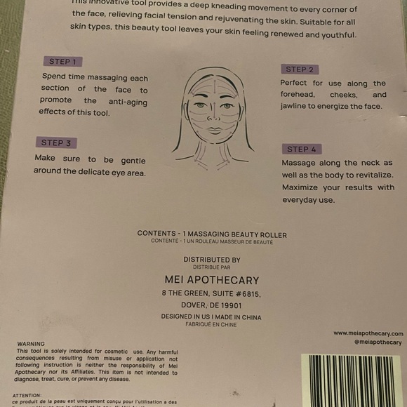 Skinsculp massaging face roller - Picture 2 of 2